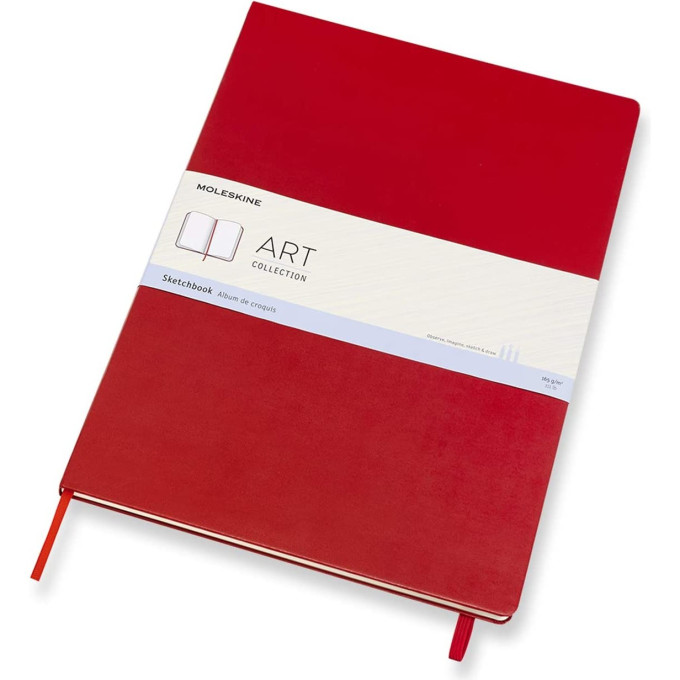 Блокнот MOLESKINE ART SKETCHBOOK A3, нелинованный, красный ARTBF851F2