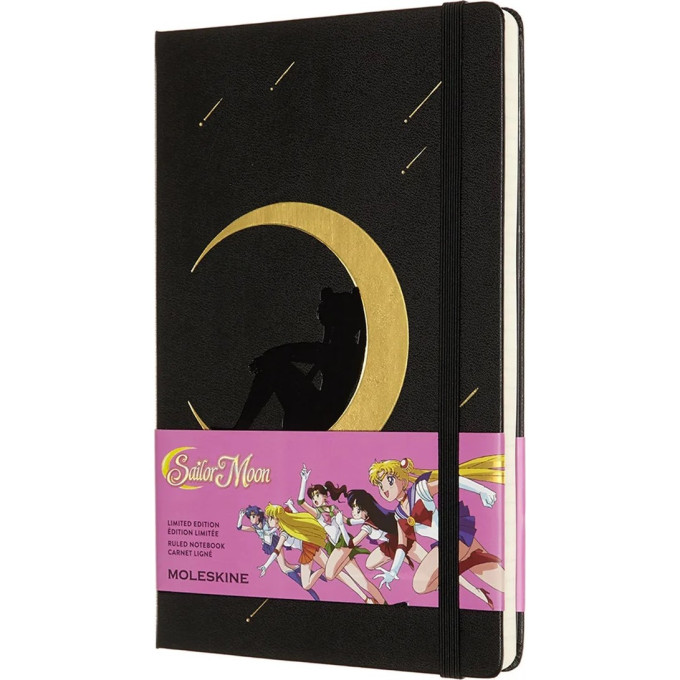 Блокнот MOLESKINE LE SAILOR MOON LARGE линейка, Moon LESRQP060B